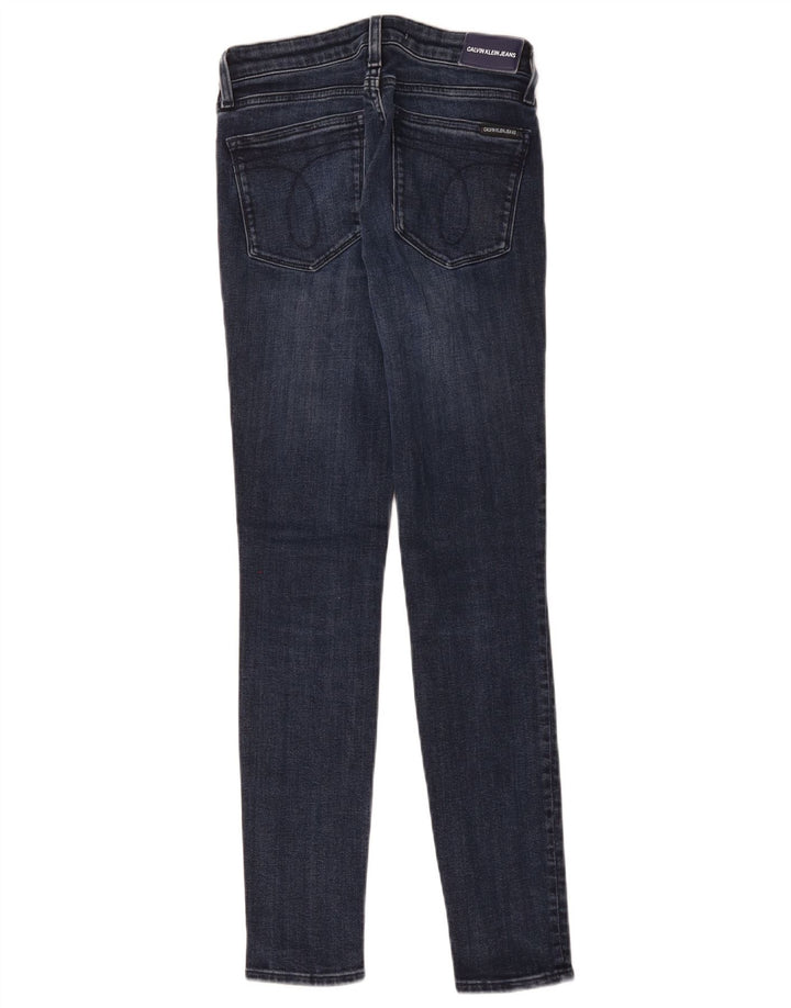 Calvin Klein Dame Skinny Jeans W25 L30 Marineblå