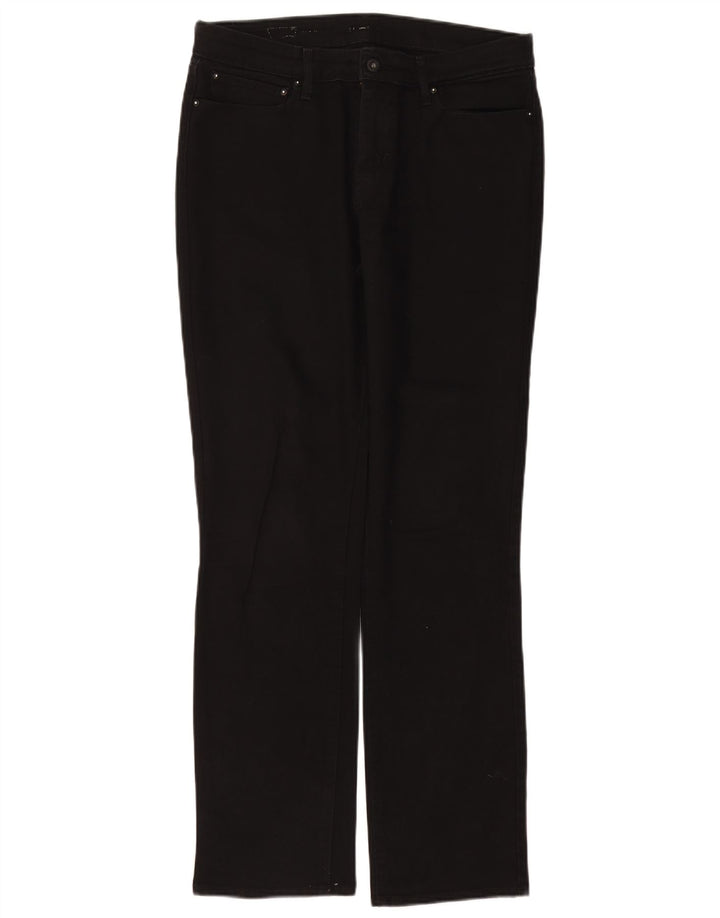 Levi's Lige fritidsbukser til kvinder W34 L31 Sort