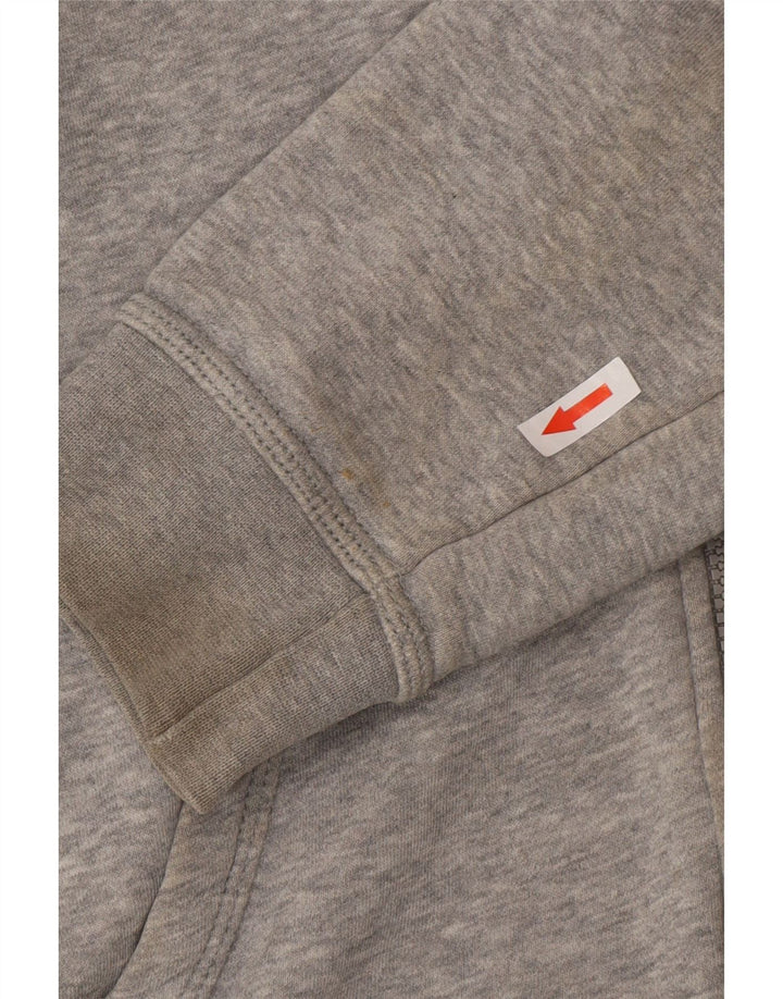 Nike hættetrøje med lynlås til mænd Medium Grey Flecked Bomuld