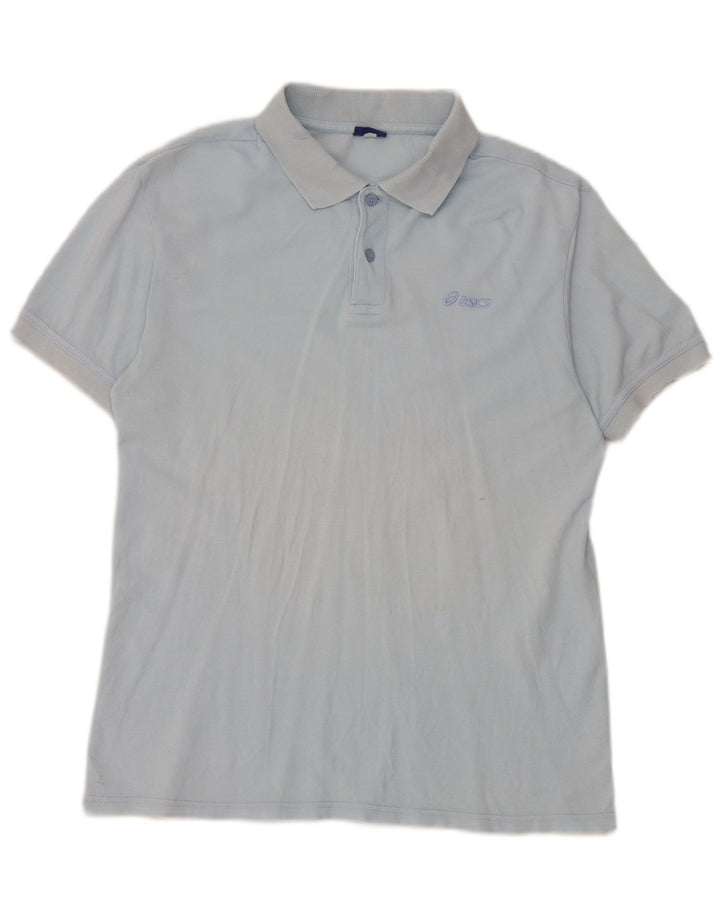 Asics herre poloshirt mellemblå