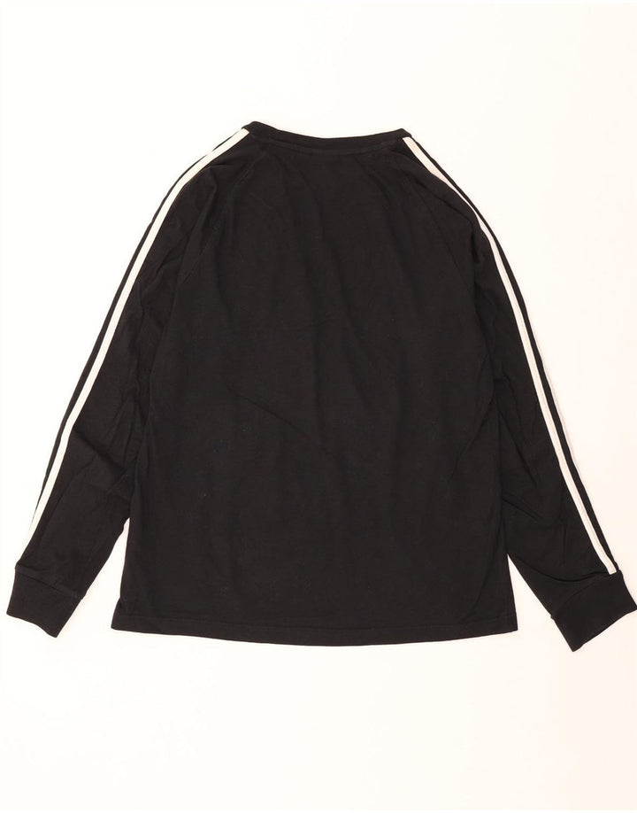 Adidas Herre Top Langærmet Medium Sort Bomuld