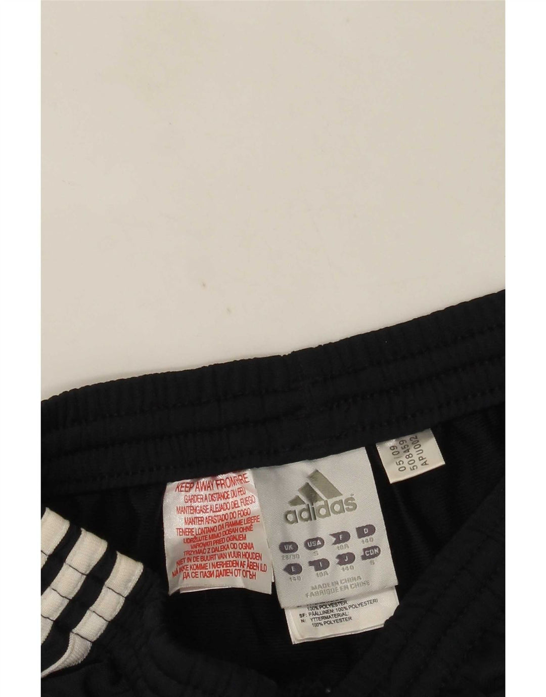 Adidas Drenge Træningsdragt Bukser Joggers 9-10 År Marineblå Polyester