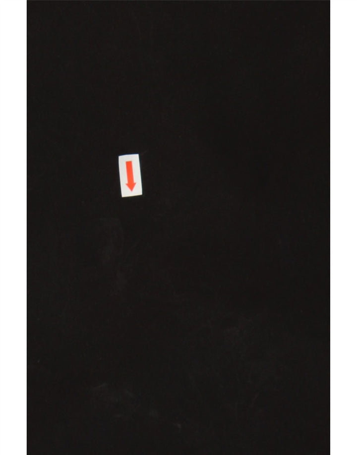 TIMBERLAND Mens Graphic Hooded Tracksuit Top Jacket Medium Black Polyester Vintage Timberland and Second-Hand Timberland from Messina Hembry 