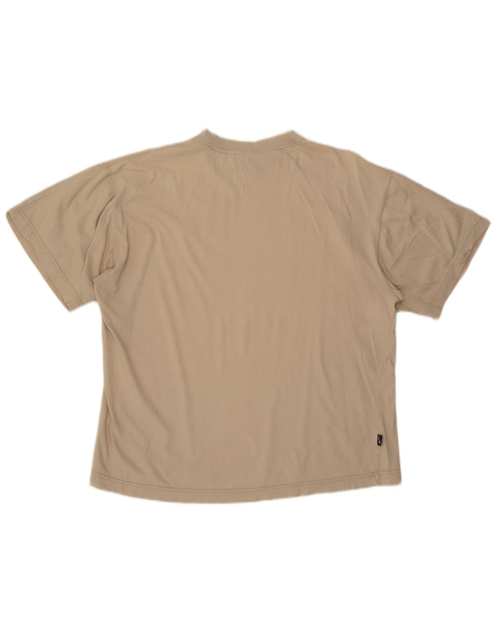 Reebok Herre T-Shirt Top Medium Beige Bomuld