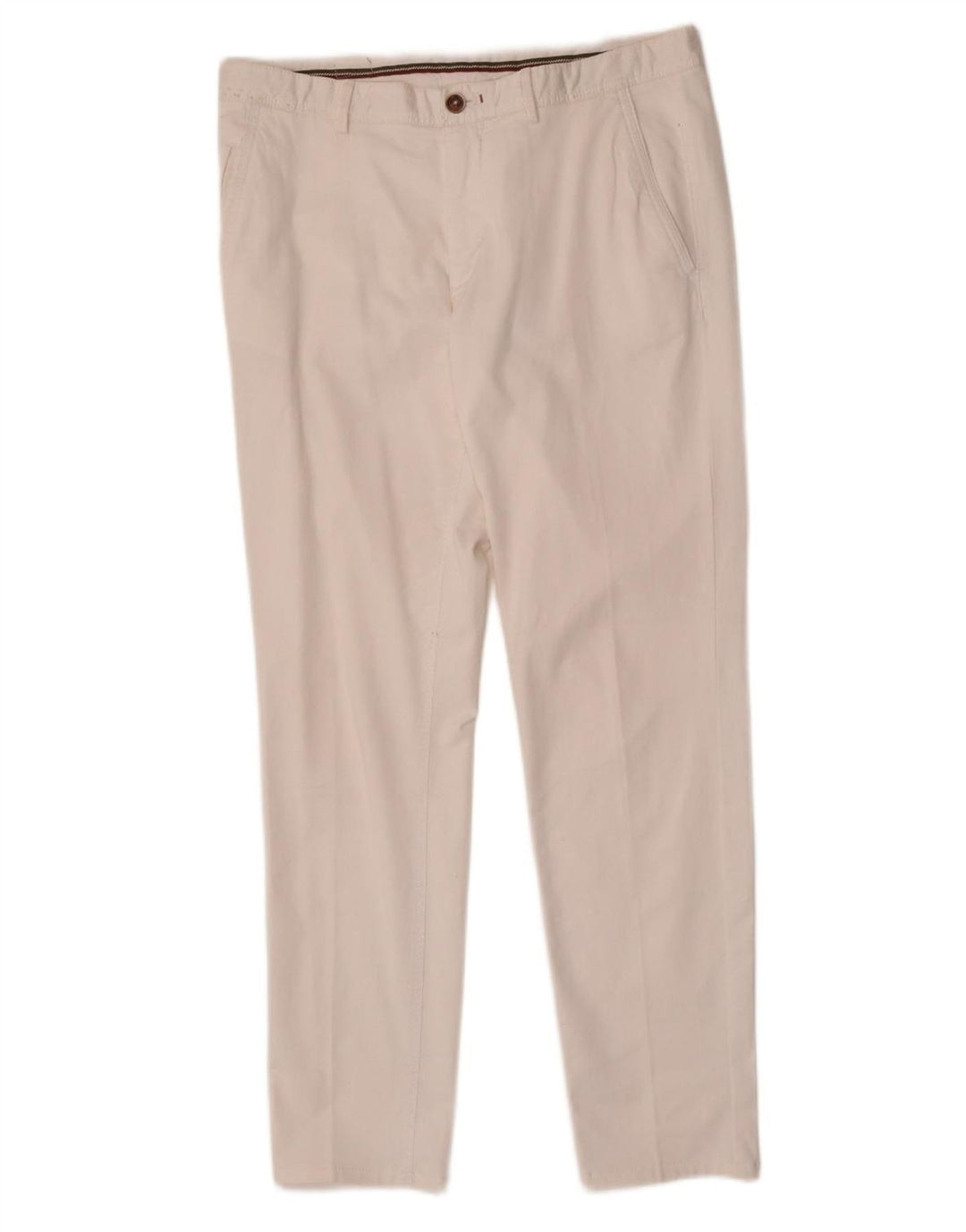 Massimo Dutti Herre Slim Chino Bukser EU 42 Large W32 L31 Hvid