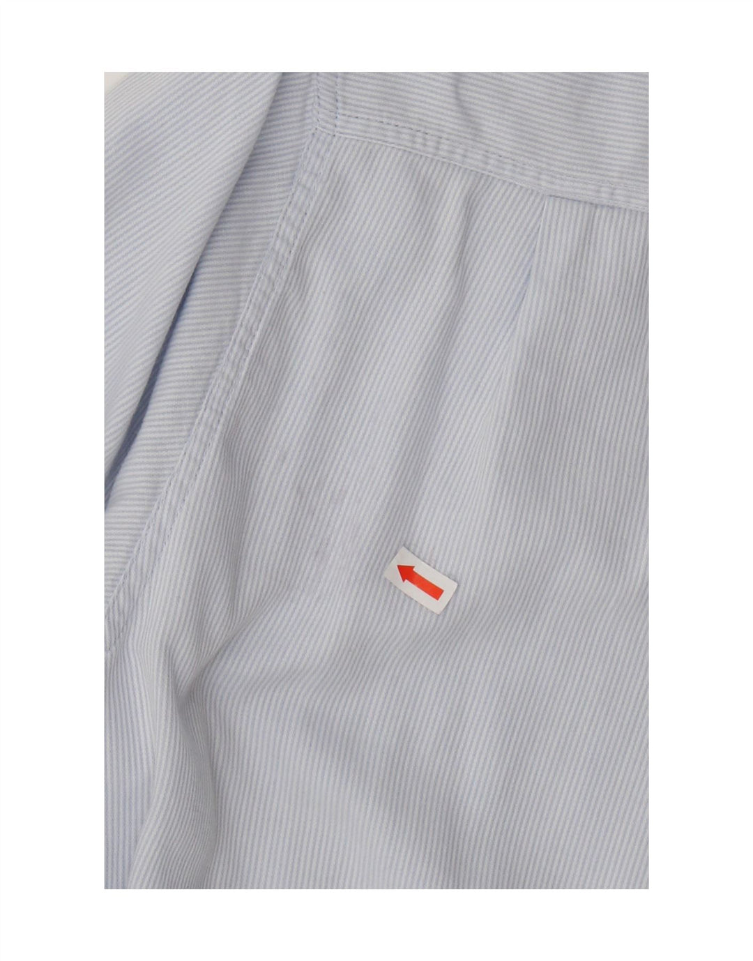 ARMANI JUNIOR Drengeskjorte 13-14 år Blå nålestribet bomuld