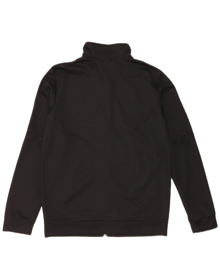 Adidas træningsdragt topjakke til kvinder UK 16/18 Stor sort polyester