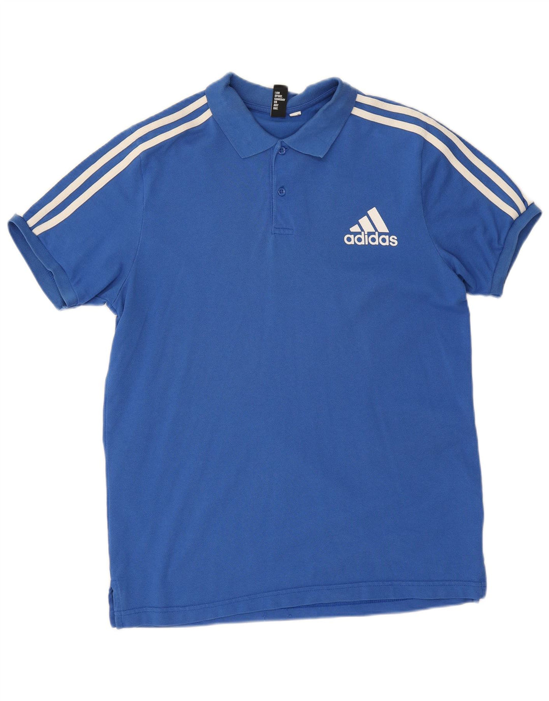 Adidas herre poloshirt mellemblå