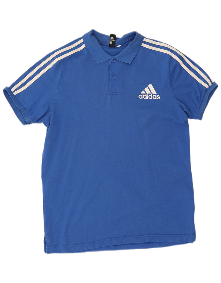 Adidas herre poloshirt mellemblå