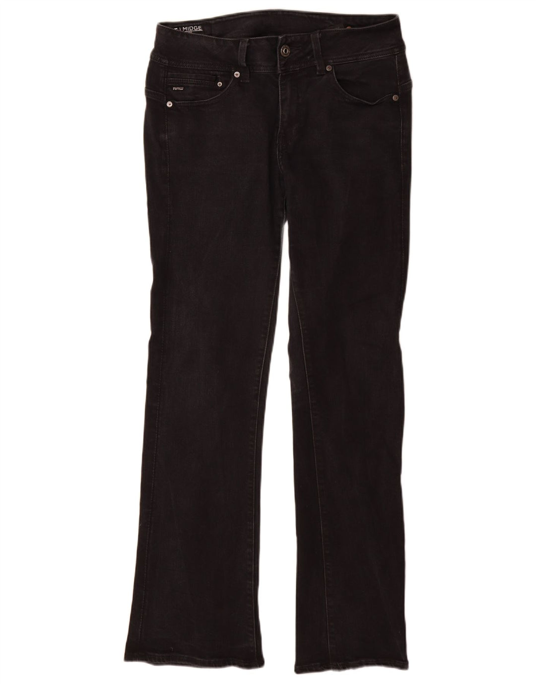 G-Star Dame Midge Bootcut Jeans W31 L32 Sort Bomuld