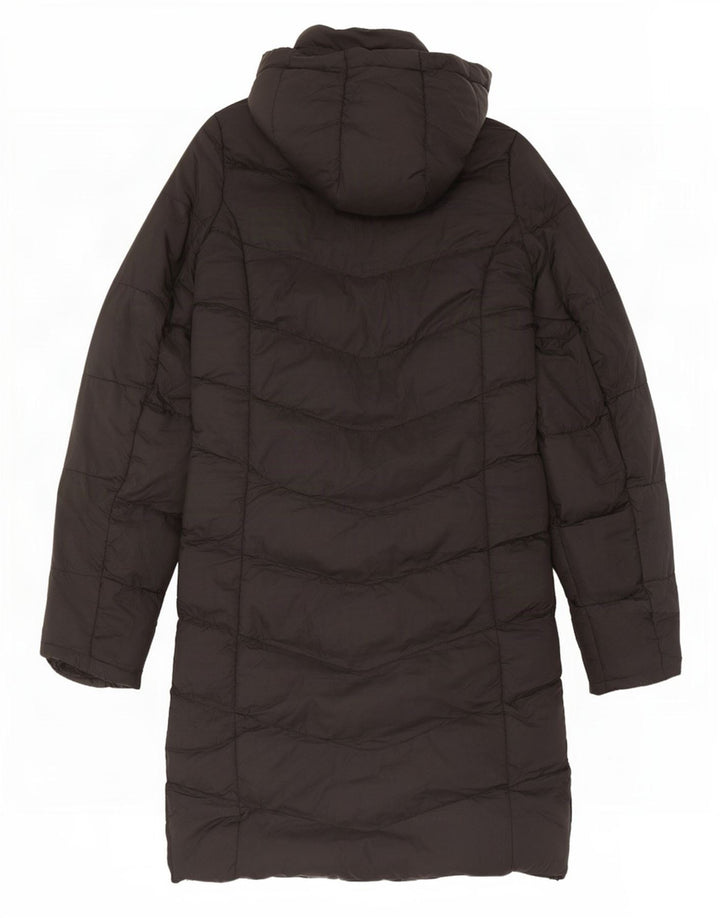 Mountain Warehouse Dame hætte polstret frakke UK 8 Lille sort polyester