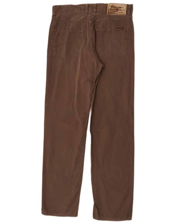 Marlboro Classics Straight Casual Bukser til mænd W34 L34 Brun