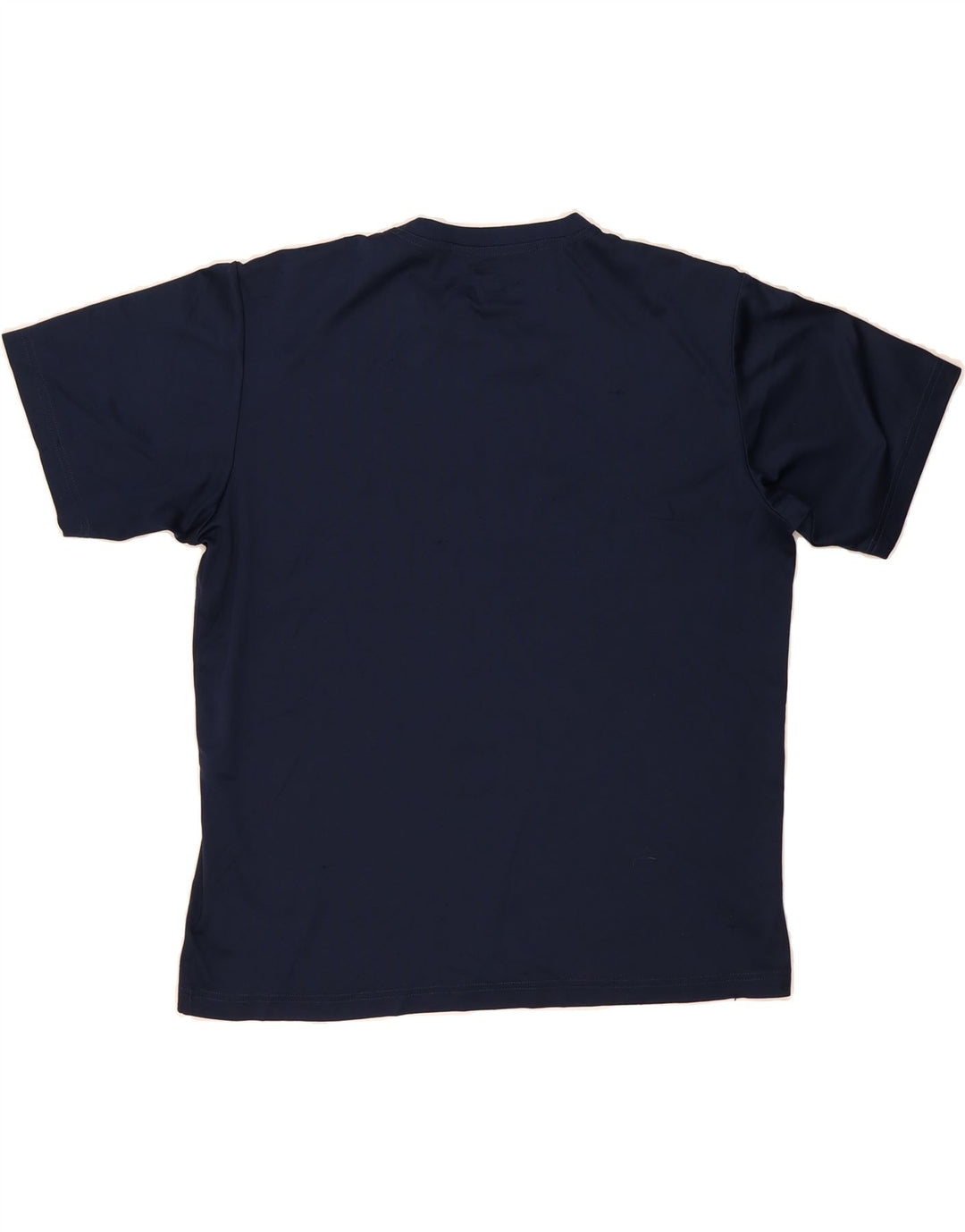 COLUMBIA Mens T-Shirt Top Large Navy Blue Polyester Vintage Columbia and Second-Hand Columbia from Messina Hembry 