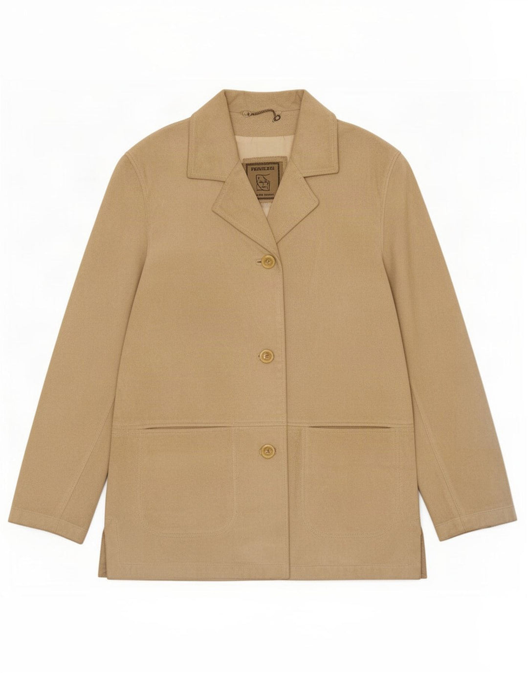 Privilegi Dame Ruskindsjakke IT 48 XL Beige Læder