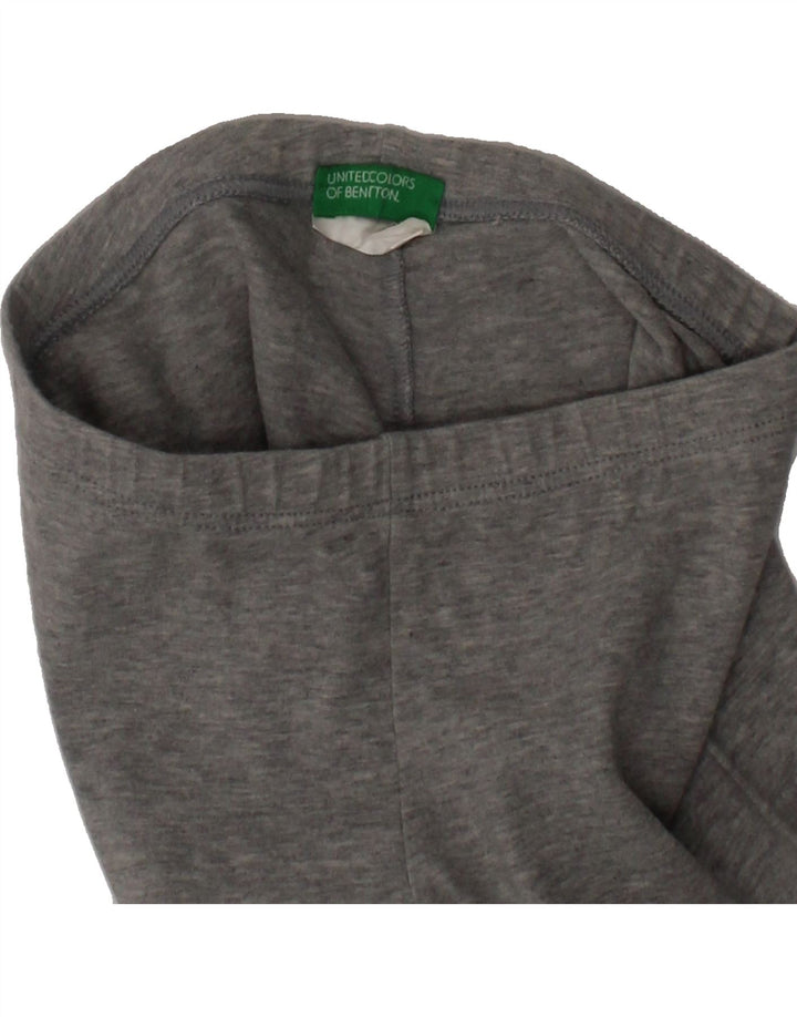 BENETTON Girls Leggings 5-6 Years  Grey Vintage Benetton and Second-Hand Benetton from Messina Hembry 