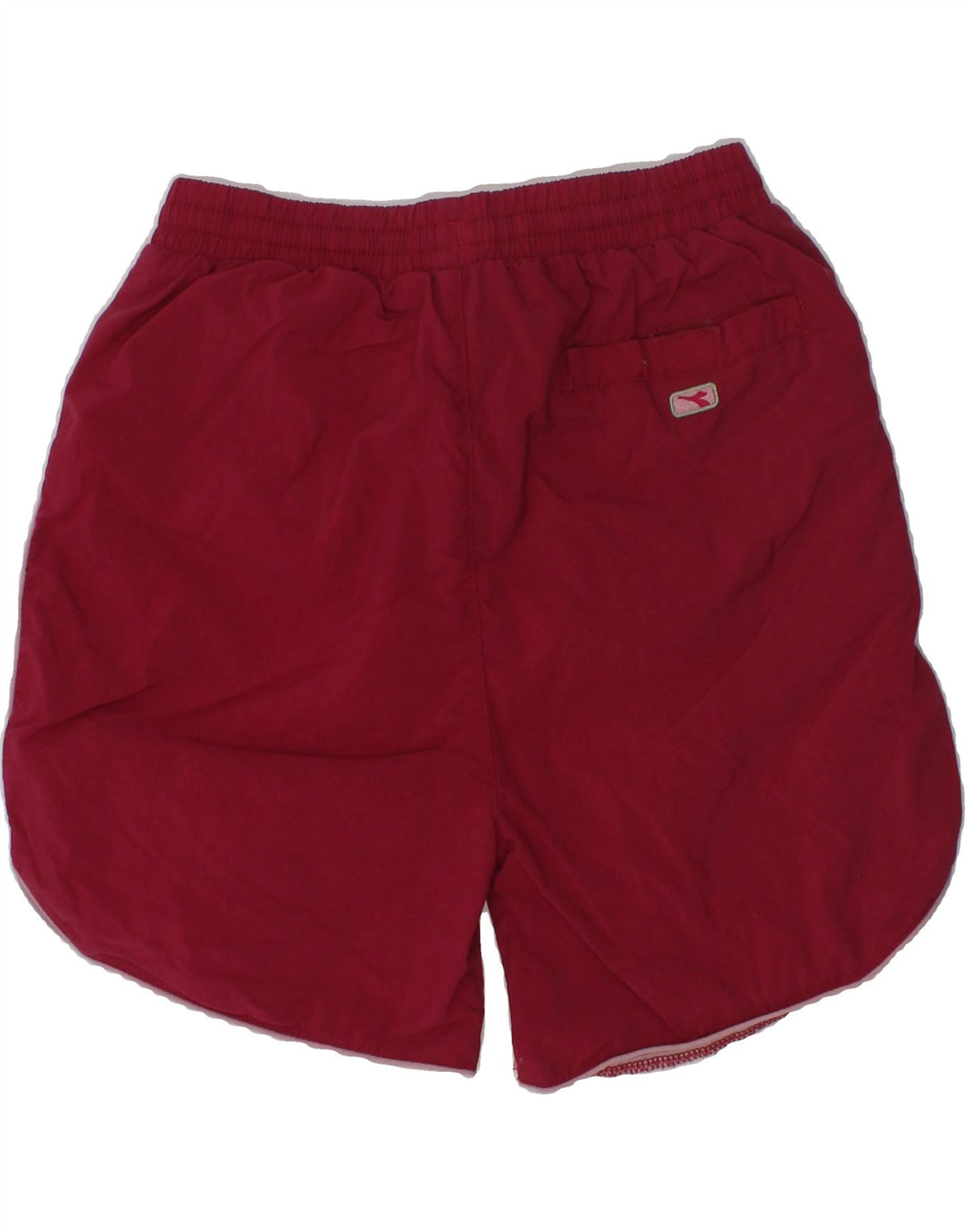 DIADORA Boys Sport Shorts 7-8 Years Red Nylon | Vintage Diadora | Thrift | Second-Hand Diadora | Used Clothing | Messina Hembry 