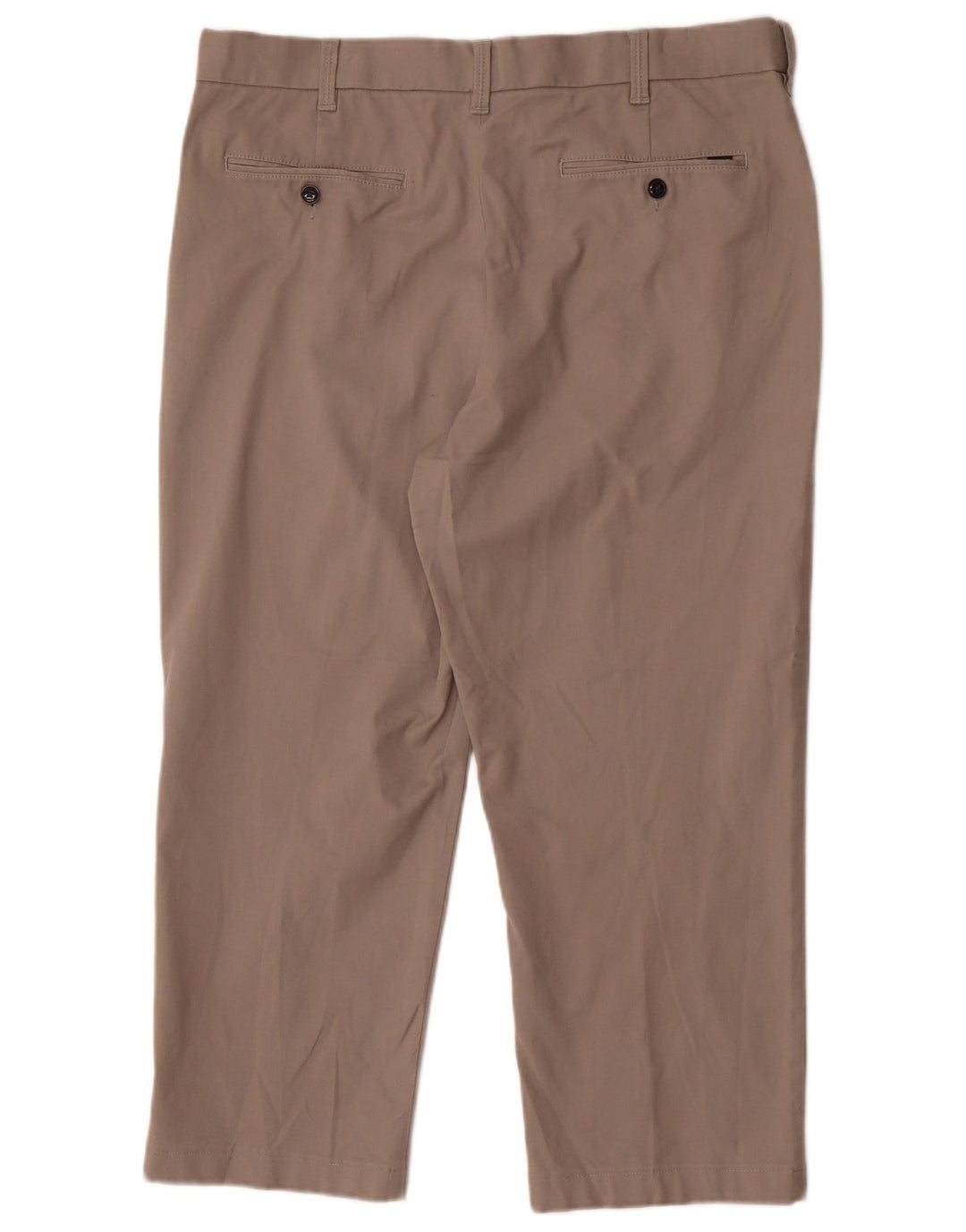Marks & Spencer Herre Blue Harbor Cropped Trousers W38 L25 Grå Bomuld