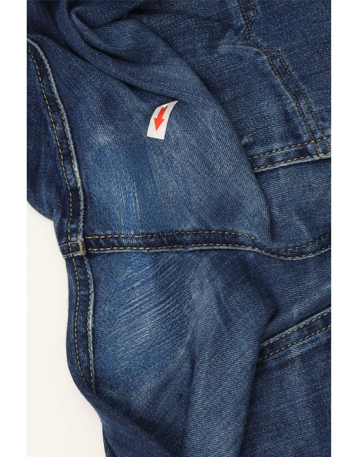 Diesel Herre Tepphar Distressed Carrot Slim Jeans W36 L32 Blue Cotton