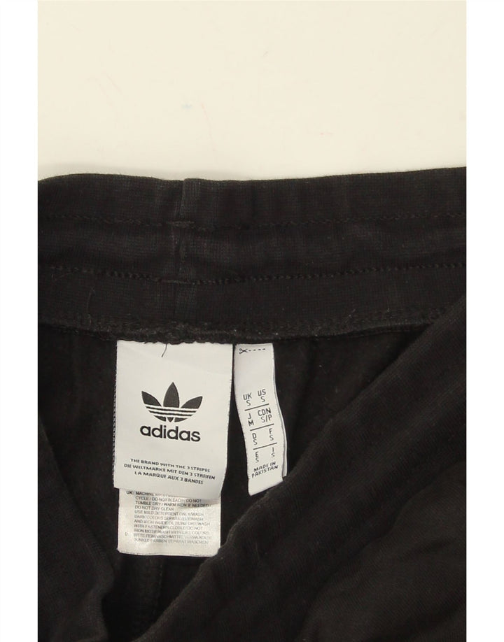 ADIDAS Mens Tracksuit Trousers Joggers Small  Black Cotton
