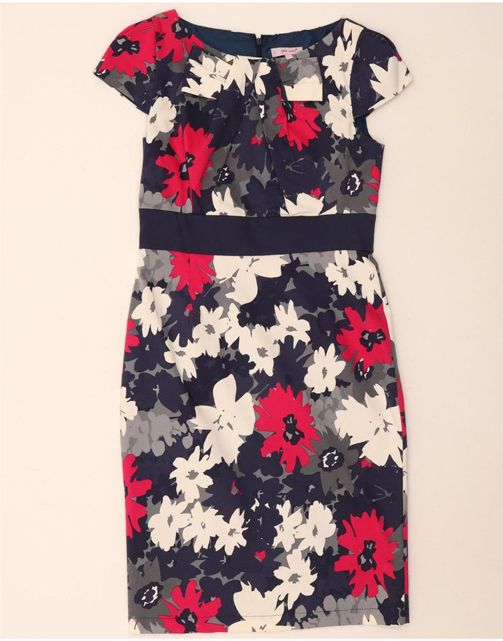 Marks & Spencer Kvinders Skede Kjole UK 12 Medium Multicolored Floral
