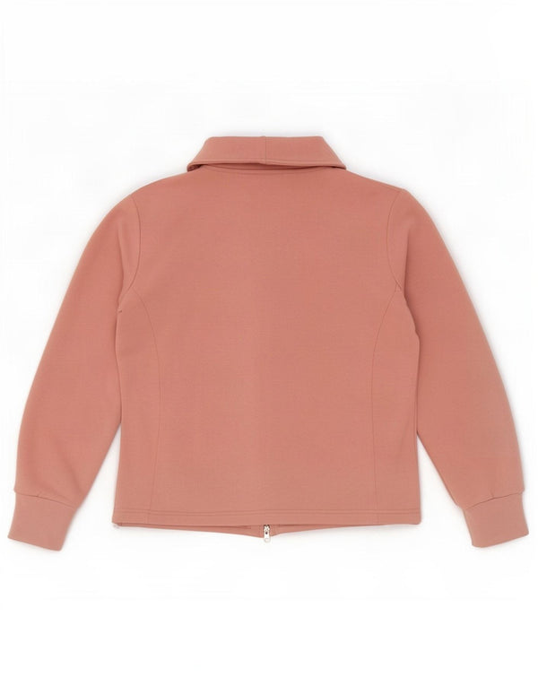Bænk til kvinder grafisk træningsdragt topjakke UK 18 XL Pink Bomuld