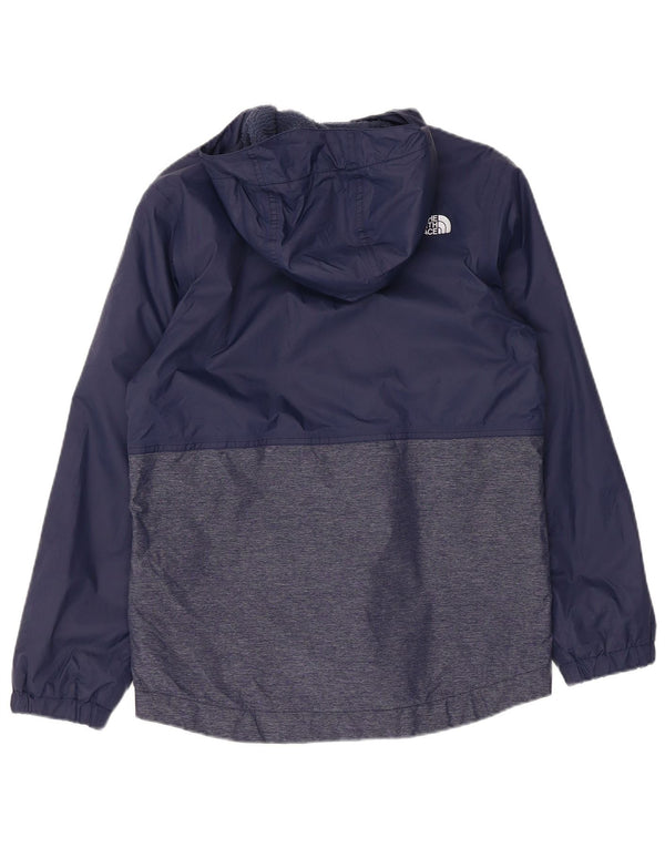 The North Face Boys Windbreaker Jacket 11-12 År Large Navy Blue