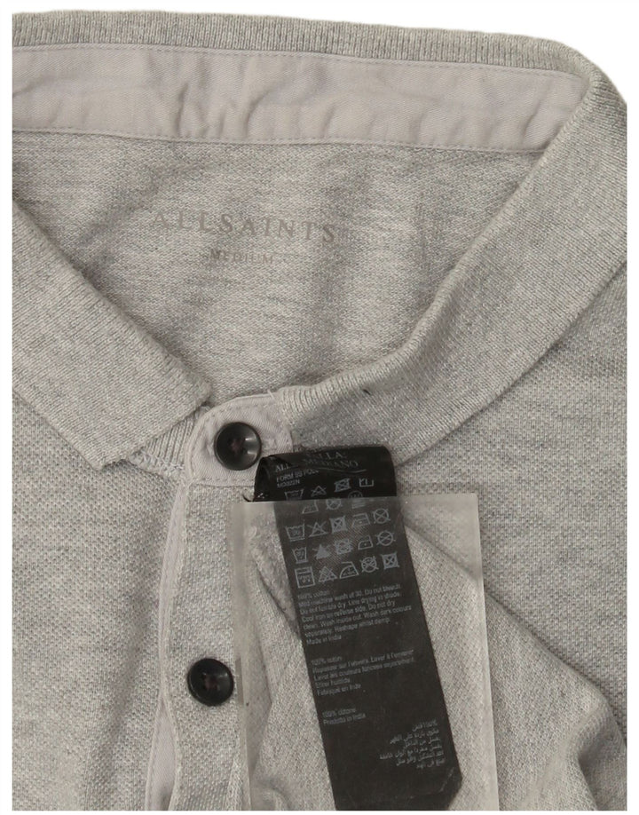 All Saints Polo skjorte til mænd mellemgrå bomuld