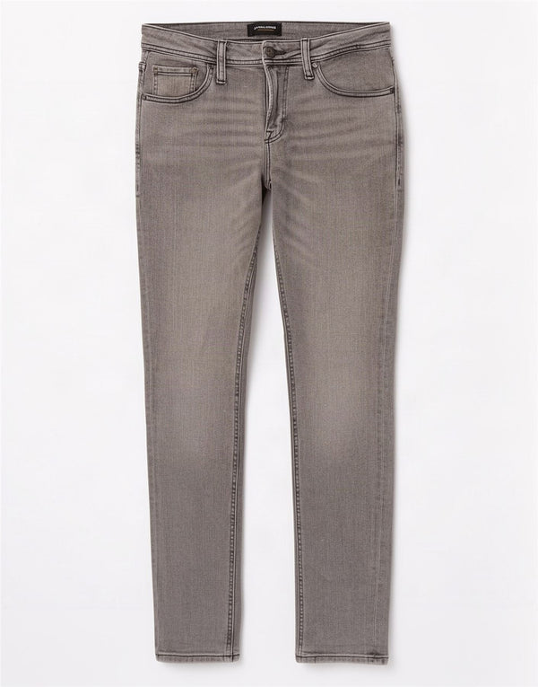 Jack & Jones Herre Liam Skinny Jeans W30 L32 Grå Bomuld