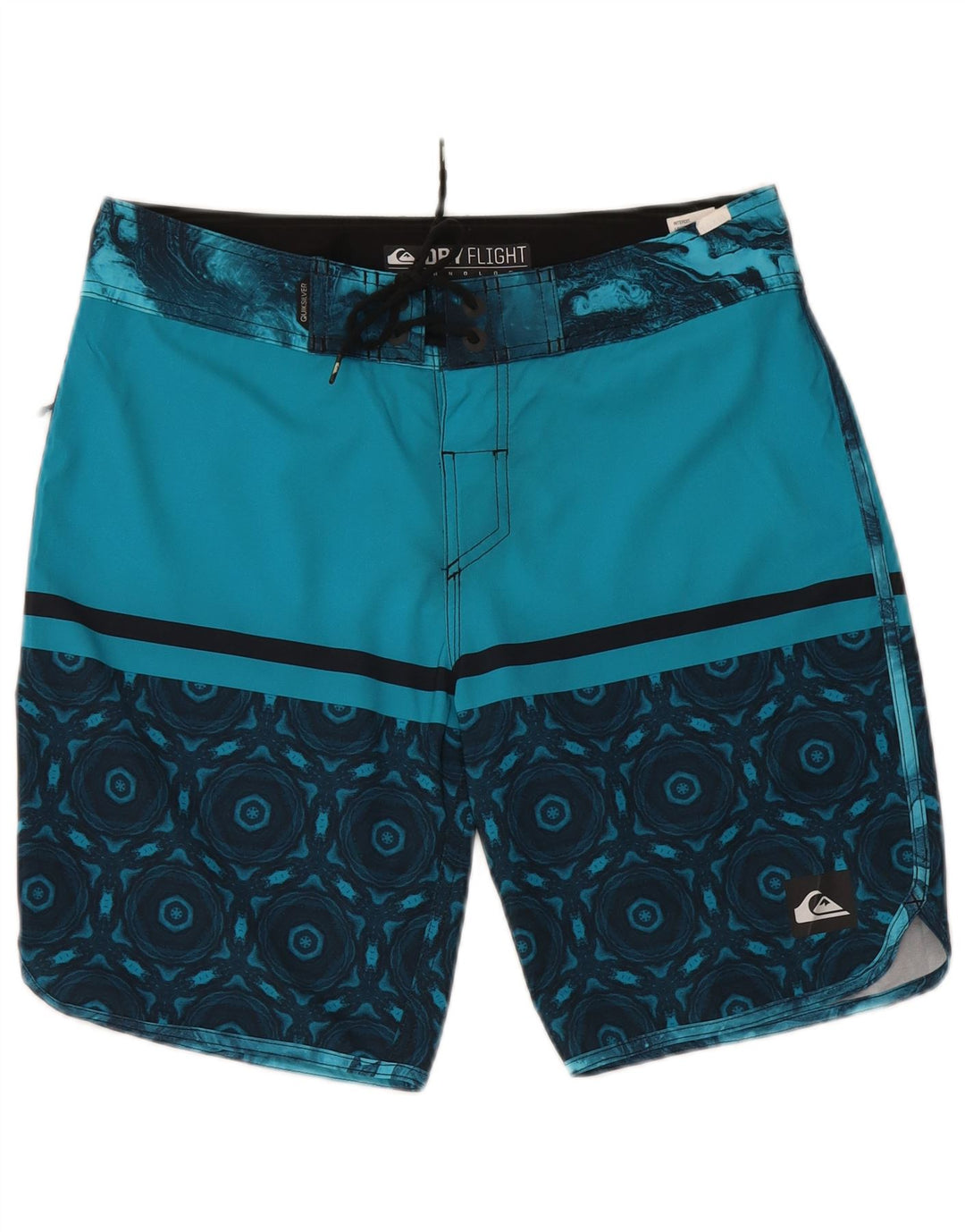 Quiksilver Badeshorts til mænd Små blå geometrisk polyester