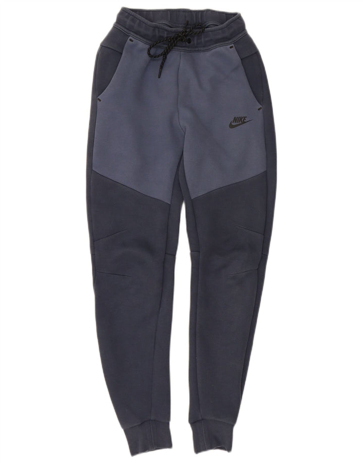 NIKE træningsdragt til kvinder Joggers UK 4 XS Navy Blue Colourblock