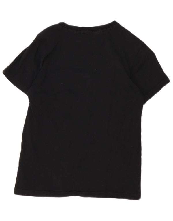Adidas drenge grafisk t-shirt top 11-12 år sort bomuld