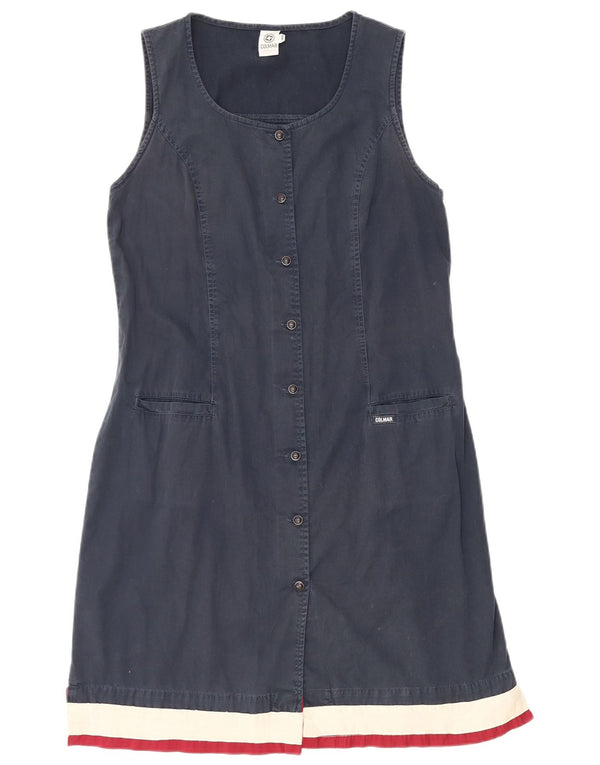 Colmar Dame Ærmeløs Skede Kjole IT 46 Large Navy Blue Colourblock