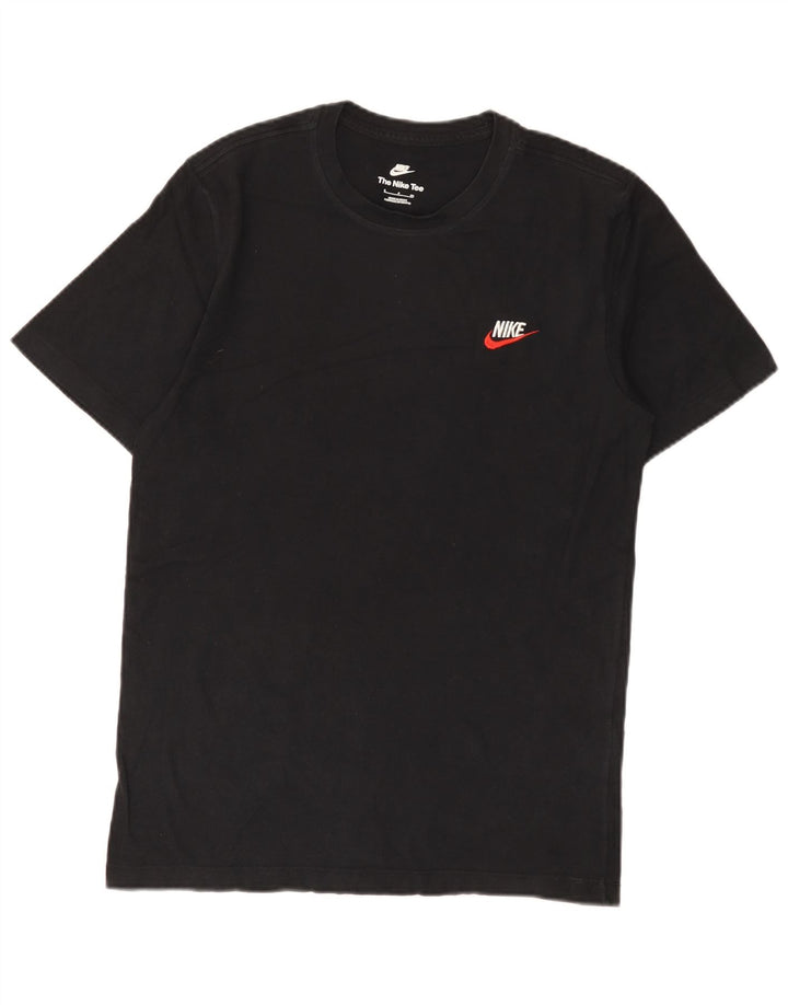 Nike T-shirt top lille sort bomuld til mænd