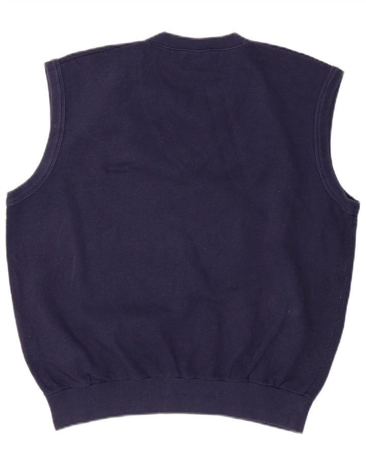 Sergio Tacchini Herrevest Tank Top Medium Navyblå Bomuld