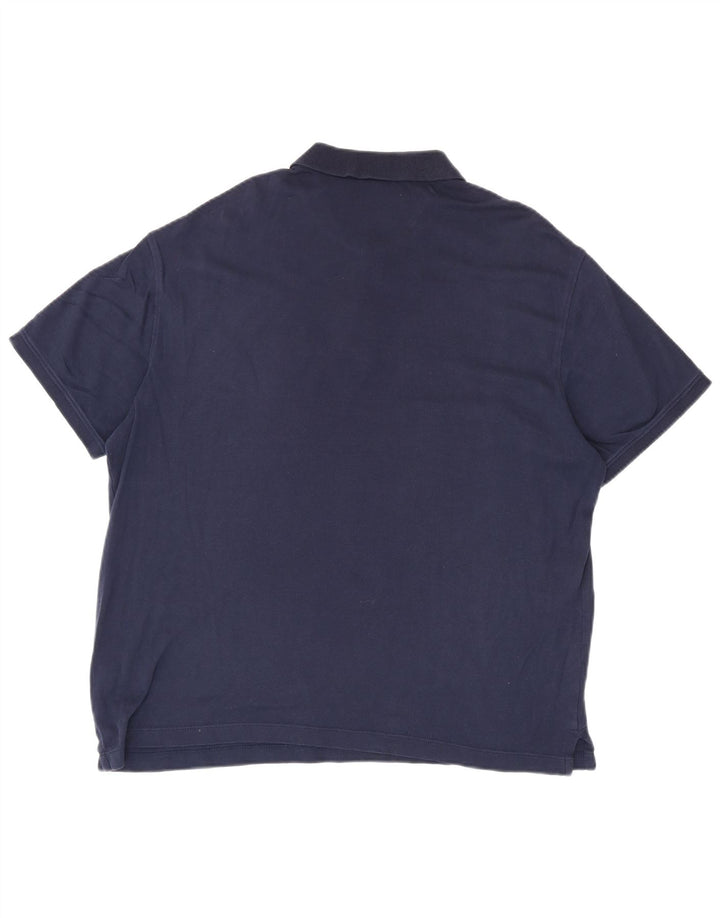 Van Heusen Herre poloshirt Stor marineblå bomuld