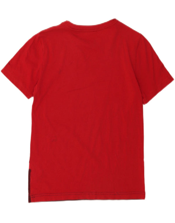 Jordan Boys Grafisk T-Shirt Top 10-11 år Medium Rød Tie Dye