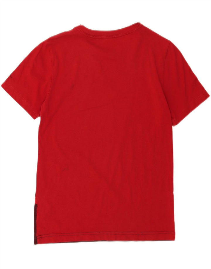 Jordan Boys Grafisk T-Shirt Top 10-11 år Medium Rød Tie Dye