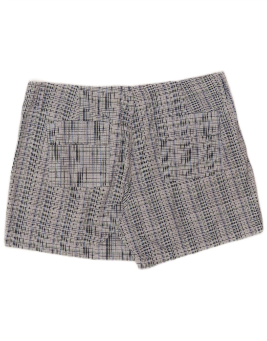 Lee Chino Shorts til kvinder US 16 2XL W36 blå ternet bomuld