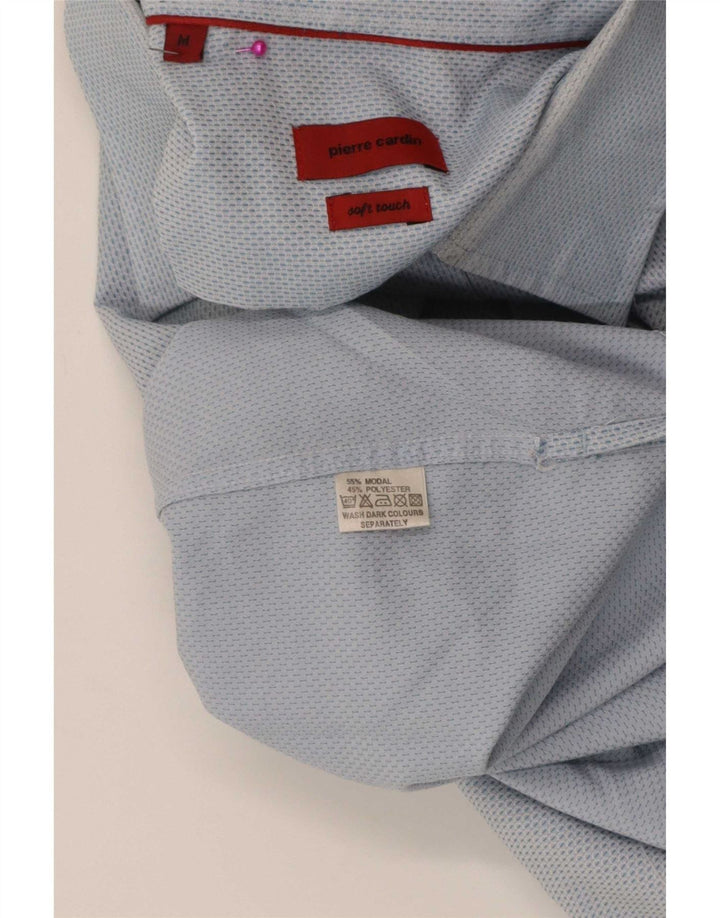 Pierre Cardin Herre kortærmet Regular Fit skjorte Medium Blue Bomuld