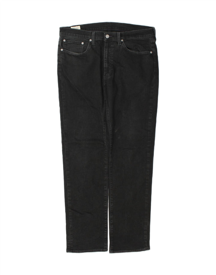 Levi's Herre 514 lige jeans W36 L34 sort bomuld