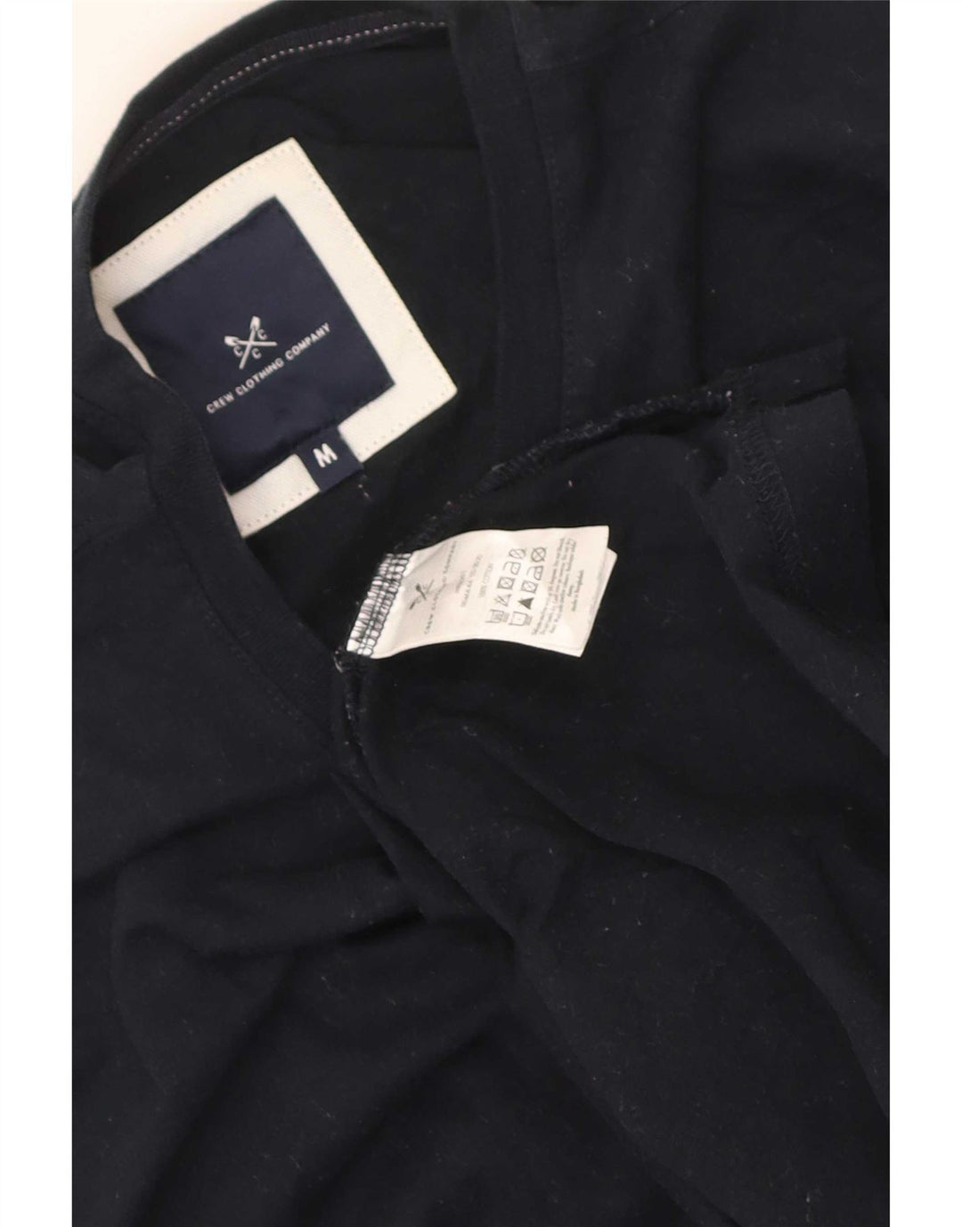 Besætningstøj Herre T-shirt Top Medium Marineblå Bomuld