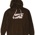 Nike Herre grafisk hættetrøje Jumper Medium Khaki Bomuld