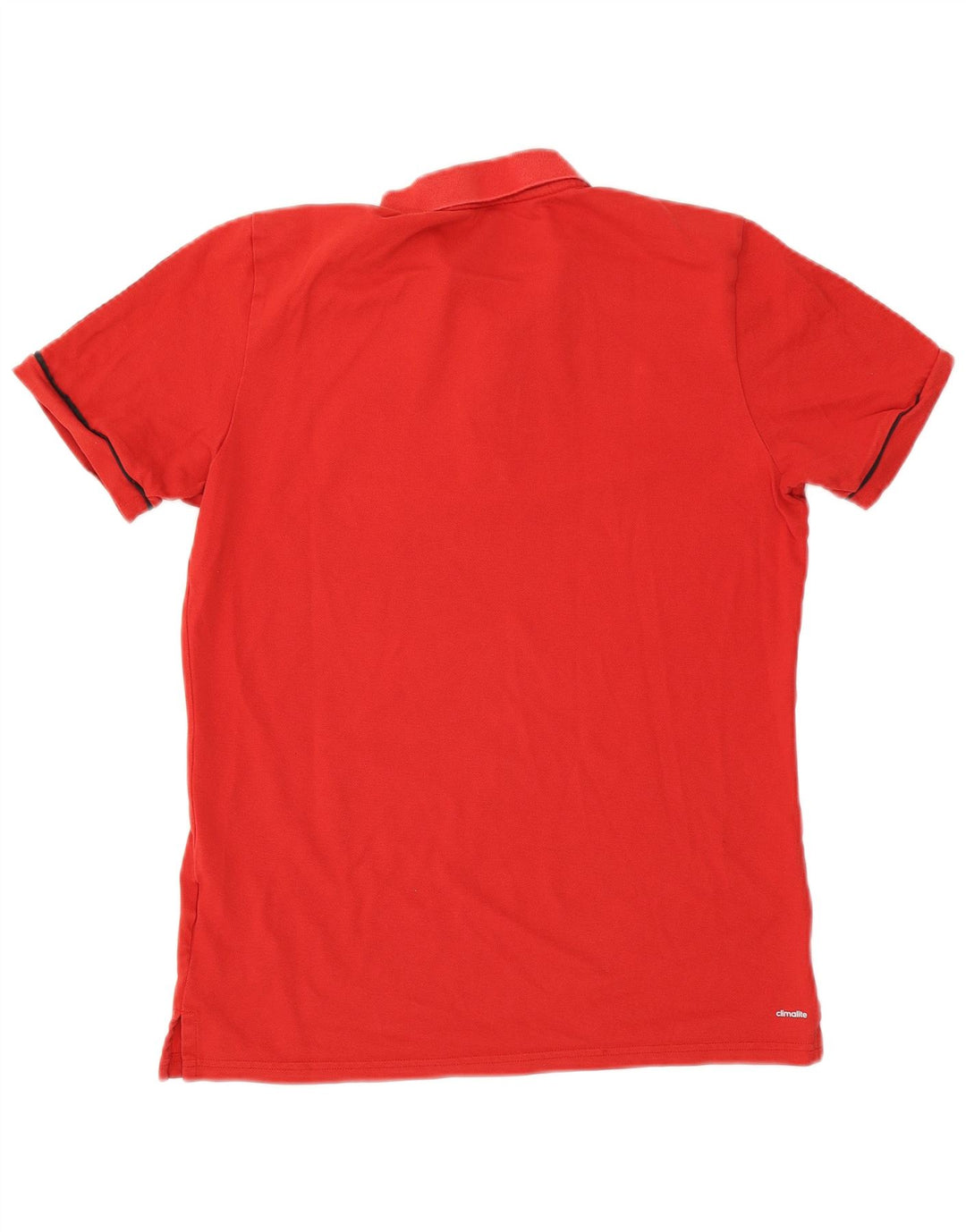 Adidas Herre Climalite Polo Shirt Stor Rød Bomuld