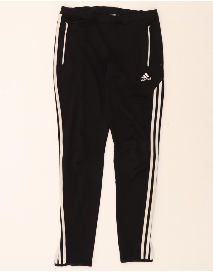 ADIDAS Womens Climacool Tracksuit Trousers UK 8/10 Small Black Polyester Vintage Adidas and Second-Hand Adidas from Messina Hembry 