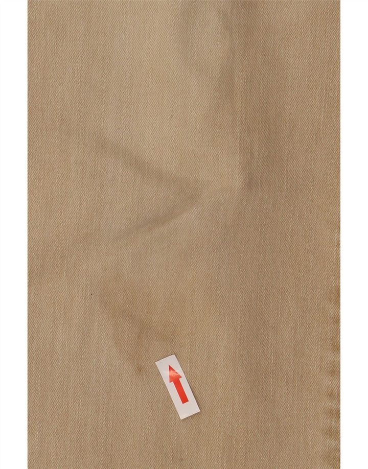Marks & Spencer Herre Regular Fit Straight Jeans W30 L29 Beige Bomuld