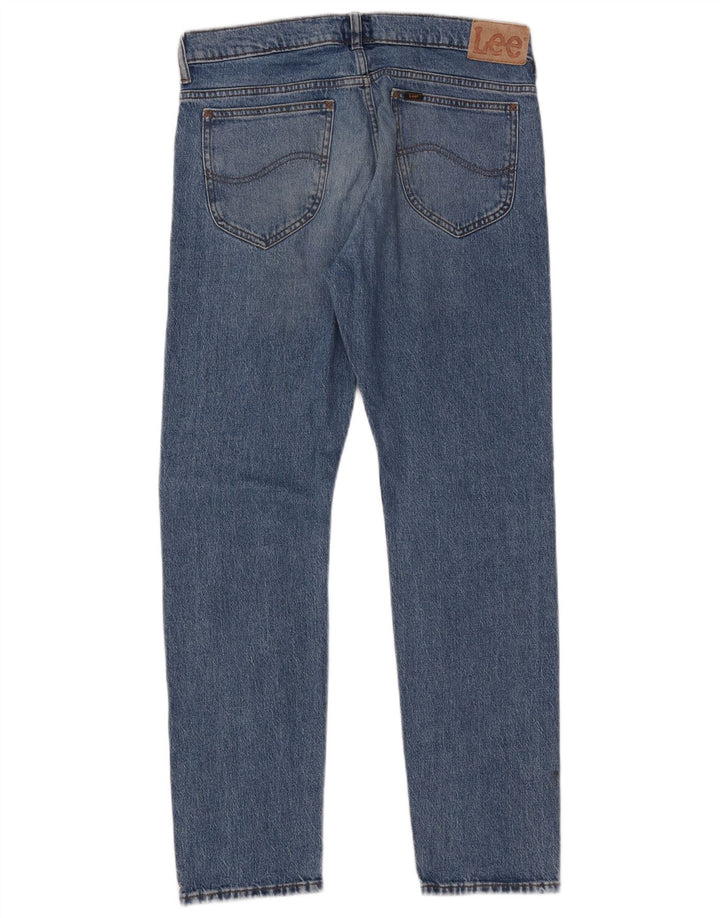 Lee Herre Rider Slim Jeans W32 L32 Blå Bomuld