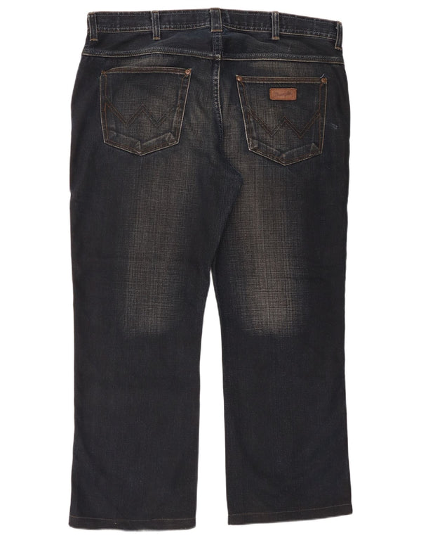 Wrangler Herre Roxboro Straight Jeans W38 L28 Marineblå Bomuld
