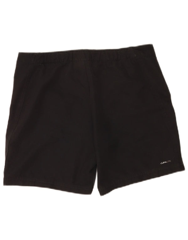 Adidas Womens Climalite Sport Shorts UK 12 Medium Black Polyester