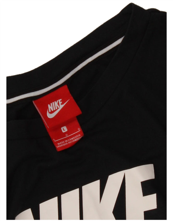 NIKE Grafisk Vest Top til kvinder DK 16 Large Sort