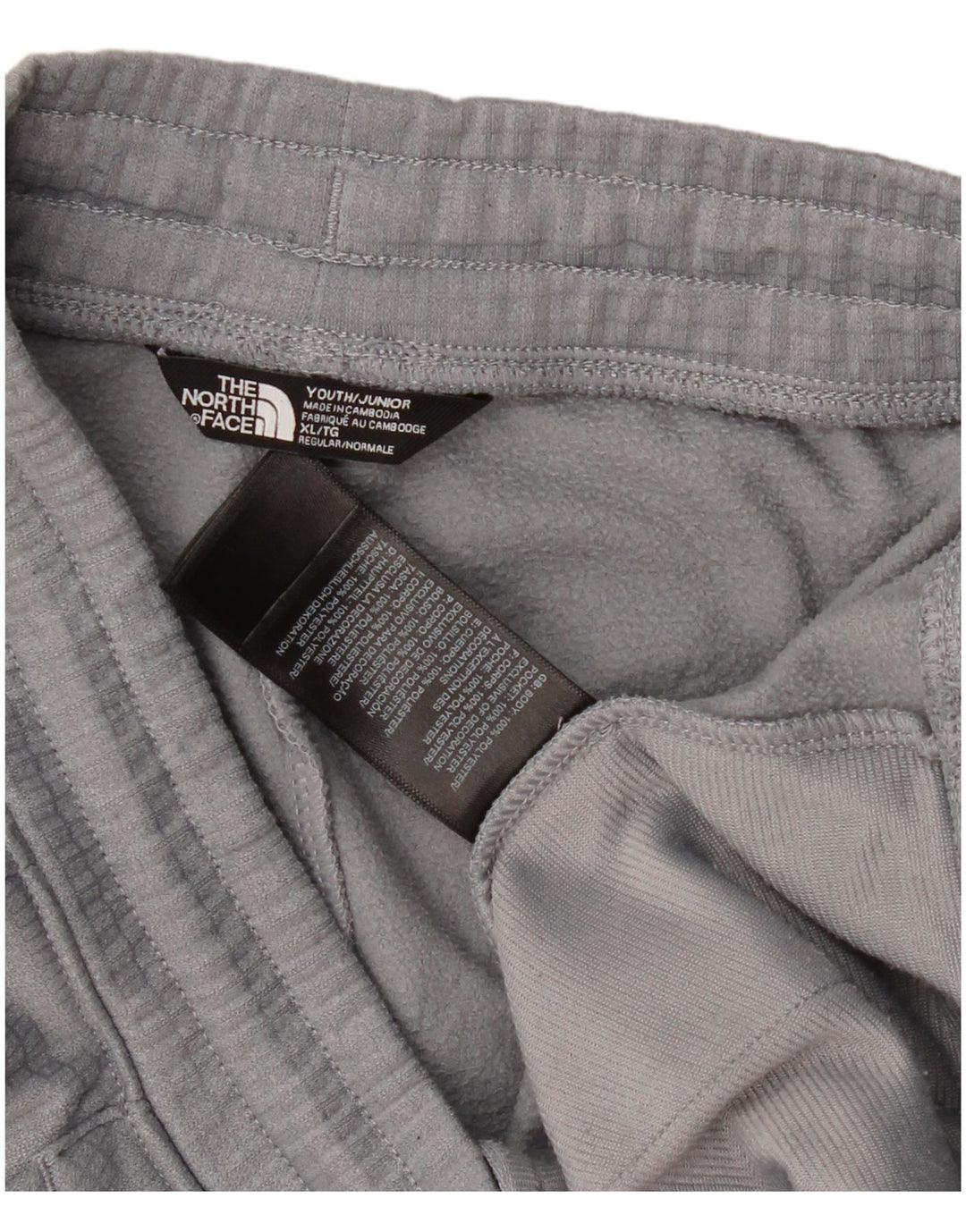 THE NORTH FACE Grafiske sportsshorts til drenge 14-15 år XL Grå polyester